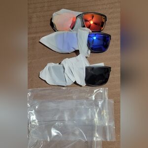 Apex Black and Blue Sunglasses Set